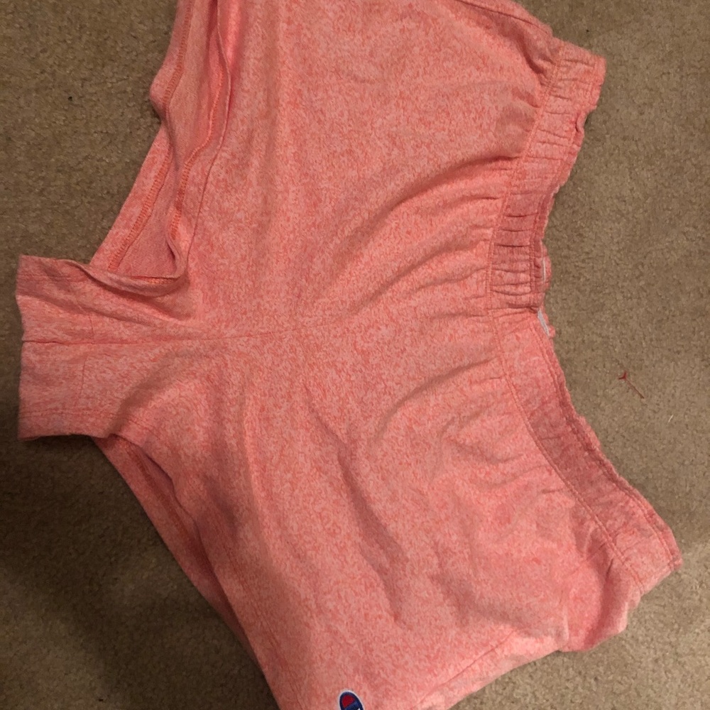 WOMENS PINK CHAMPION SHORTS SIZE XL